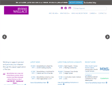 Tablet Screenshot of byrnewallace.com